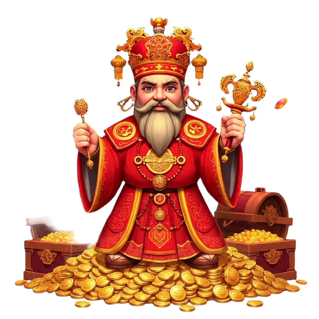 Fortune emperor with treasure